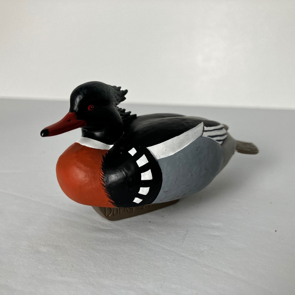 Jett Brunet 2015 Ducks Unlimited Red-Breasted Merganser Miniature Decoy Figurine
